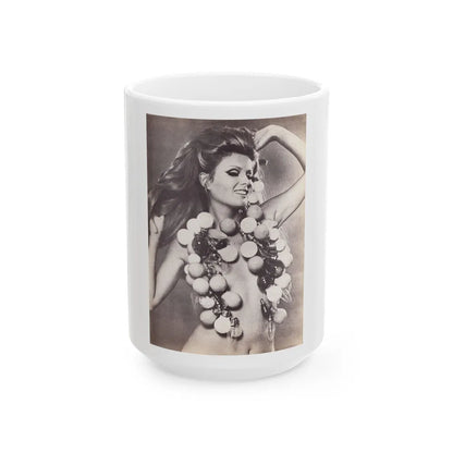 Pamela Tiffin #126 (Vintage Female Icon) White Coffee Mug-15oz-Go Mug Yourself