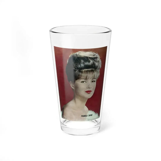 Pamela Tiffin #132 - Mag. Page (Vintage Female Icon) Pint Glass 16oz 16oz - Go Mug Yourself