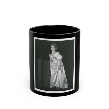 Pamela Tiffin #137 (Vintage Female Icon) Black Coffee Mug-11oz-Go Mug Yourself