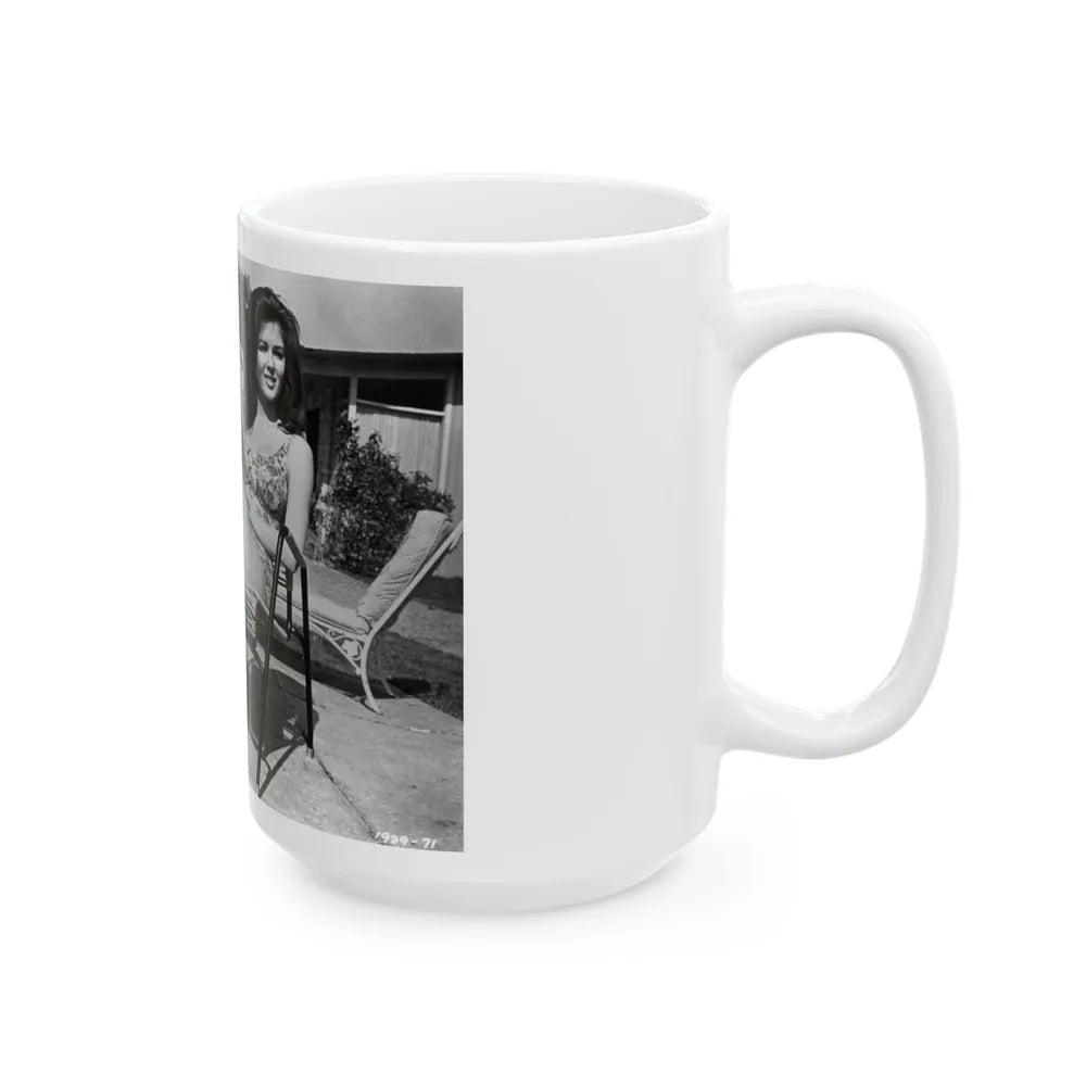 Pamela Tiffin #139 (Vintage Female Icon) White Coffee Mug-Go Mug Yourself