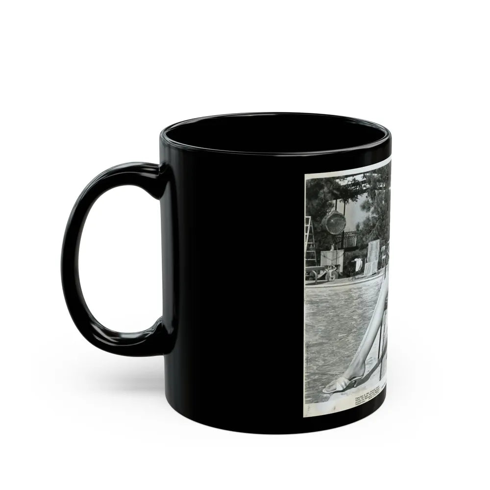 Pamela Tiffin #1392 (Vintage Female Icon) Black Coffee Mug-Go Mug Yourself