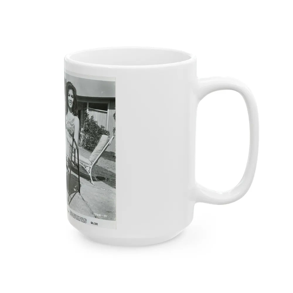 Pamela Tiffin #1392 (Vintage Female Icon) White Coffee Mug-Go Mug Yourself