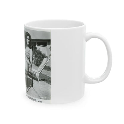 Pamela Tiffin #1392 (Vintage Female Icon) White Coffee Mug-Go Mug Yourself