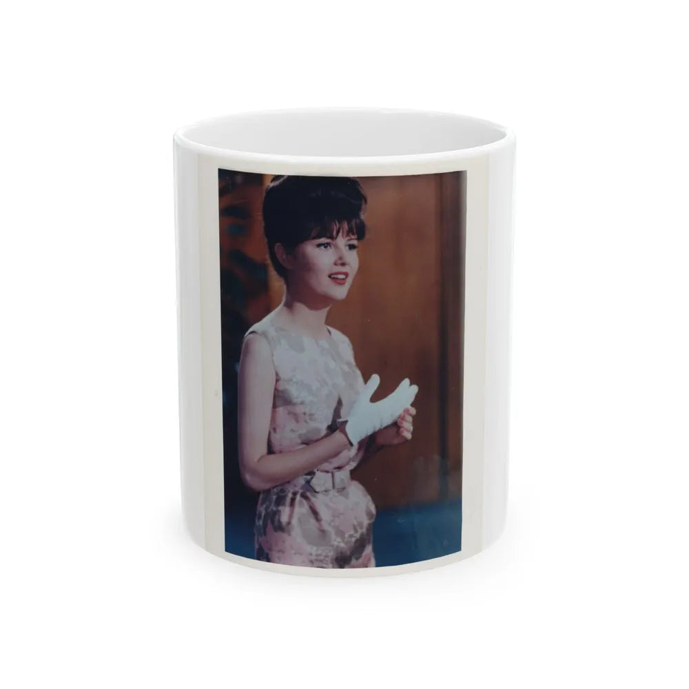 Pamela Tiffin #141 (Vintage Female Icon) White Coffee Mug-11oz-Go Mug Yourself