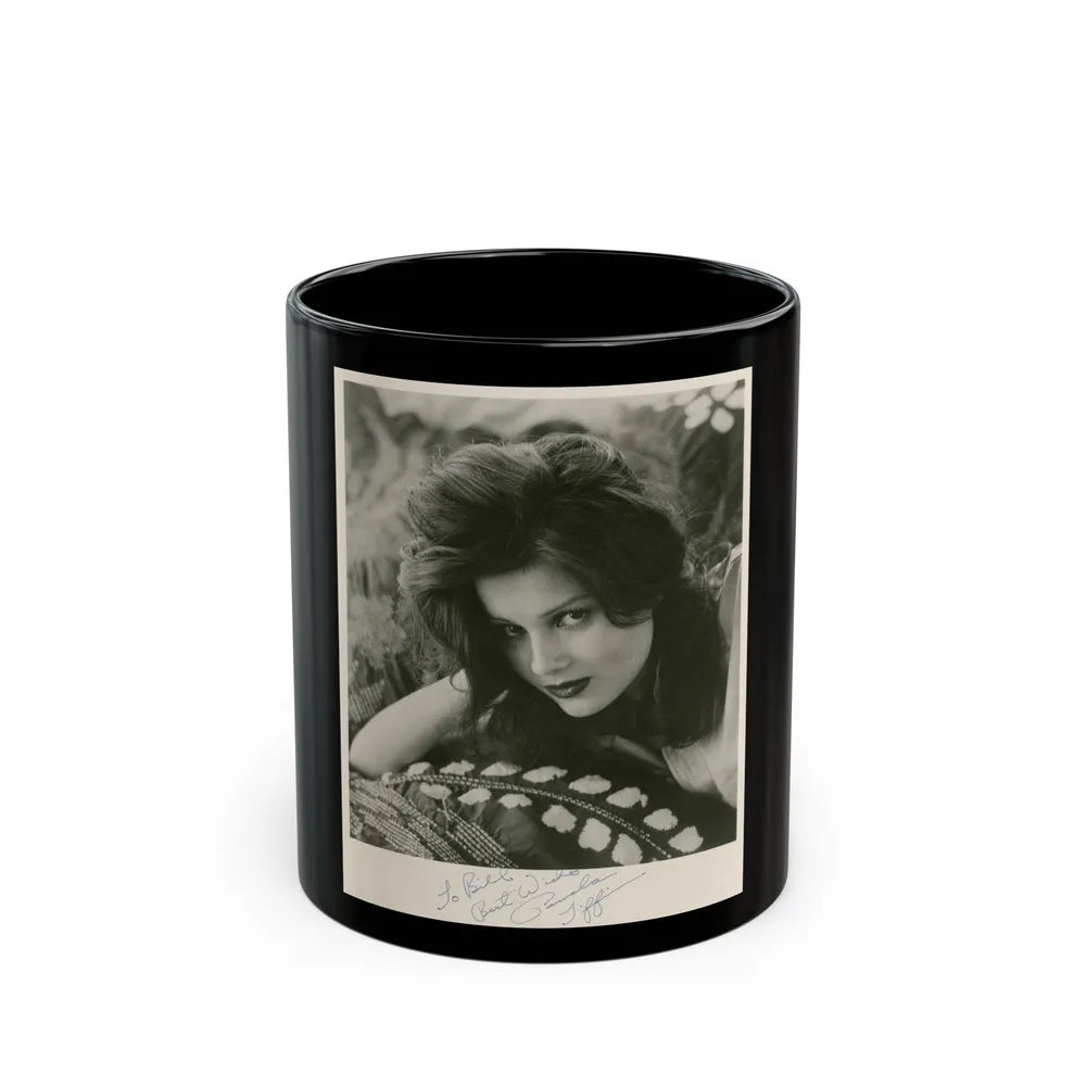 Pamela Tiffin #142 (Vintage Female Icon) Black Coffee Mug-11oz-Go Mug Yourself