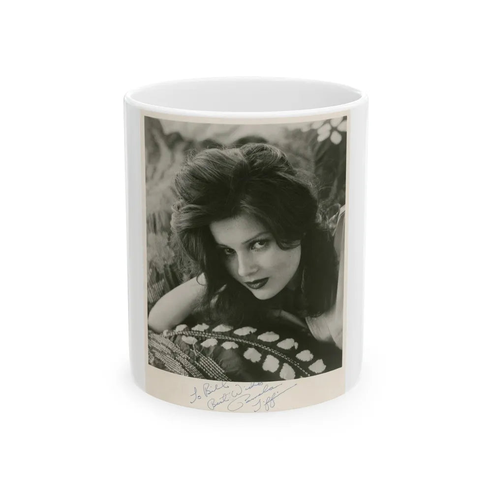 Pamela Tiffin #1421 (Vintage Female Icon) White Coffee Mug-11oz-Go Mug Yourself