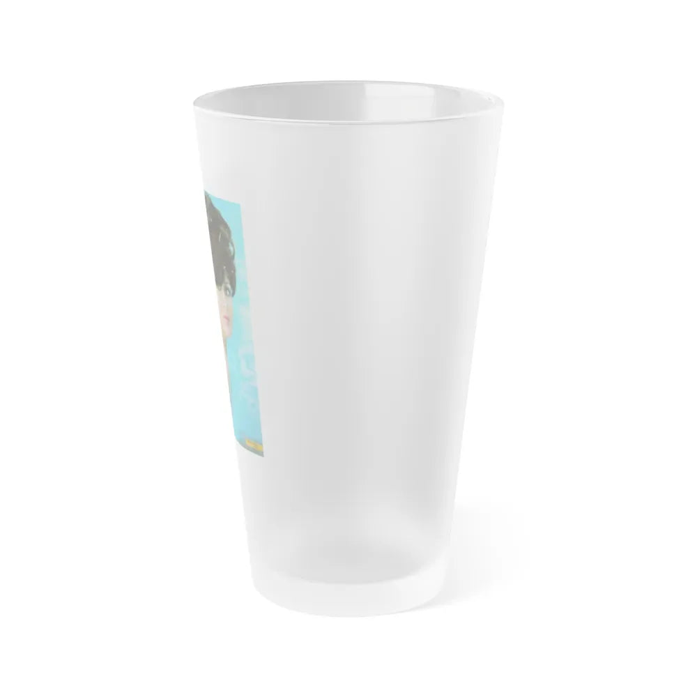 Pamela Tiffin #144 - Mag. Cover (Vintage Female Icon) Frosted Pint Glass 16oz-Go Mug Yourself