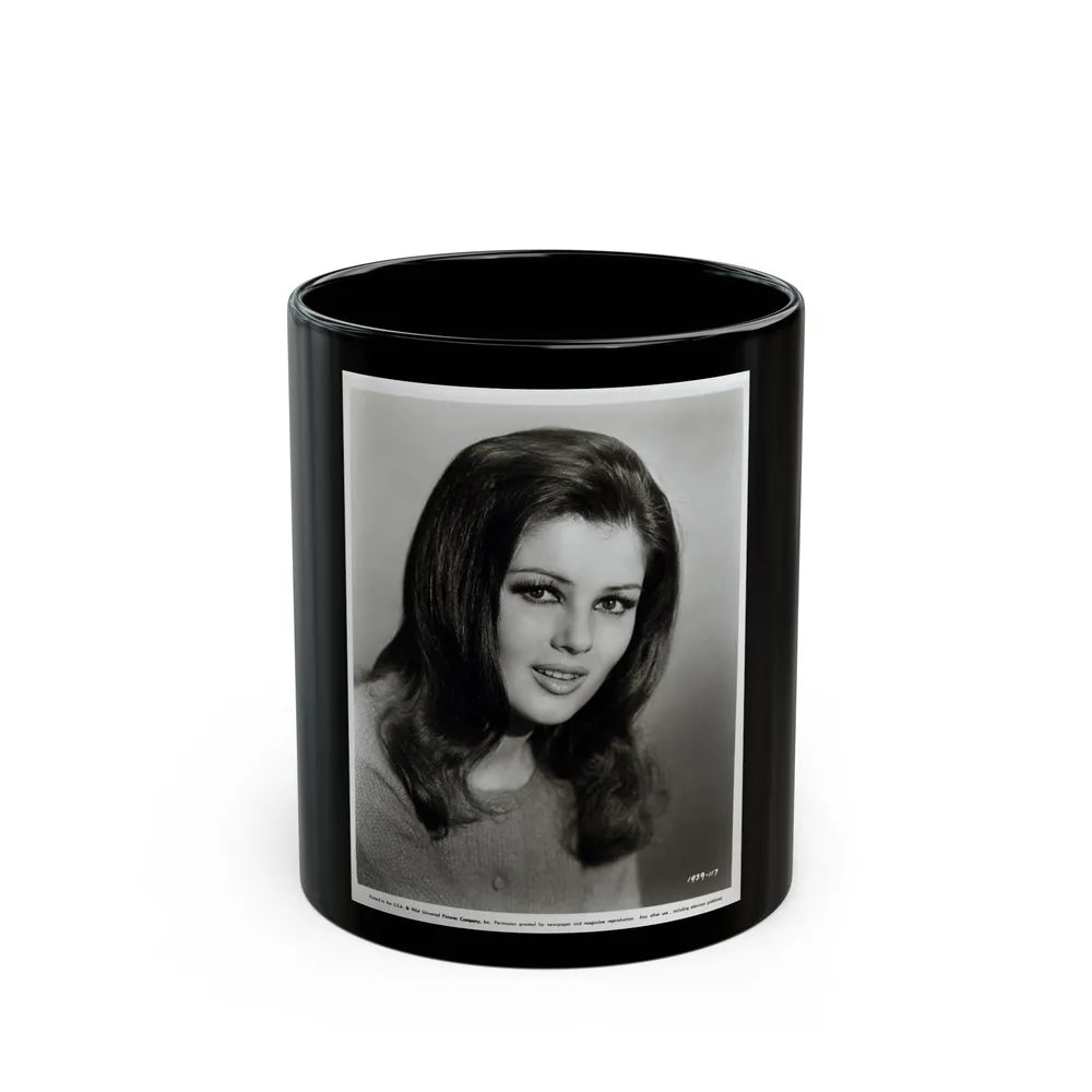 Pamela Tiffin #148 (Vintage Female Icon) Black Coffee Mug-11oz-Go Mug Yourself