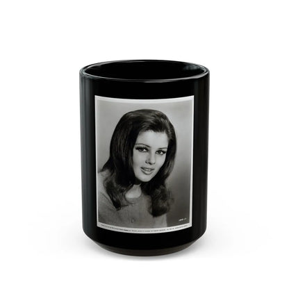 Pamela Tiffin #148 (Vintage Female Icon) Black Coffee Mug-15oz-Go Mug Yourself