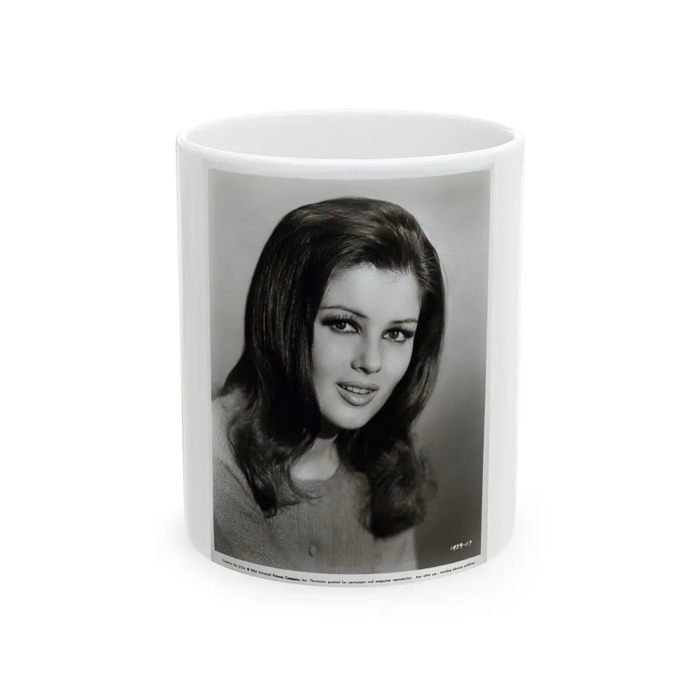 Pamela Tiffin #148 (Vintage Female Icon) White Coffee Mug-11oz-Go Mug Yourself