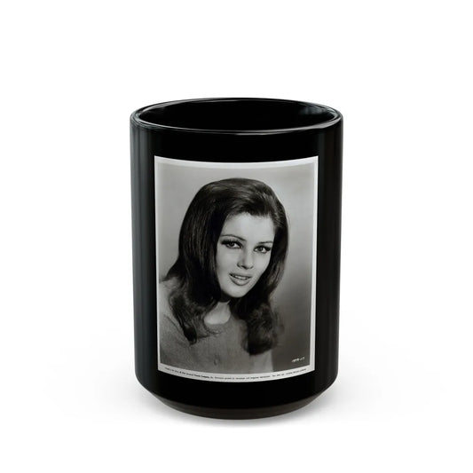 Pamela Tiffin #1481 (Vintage Female Icon) Black Coffee Mug-15oz-Go Mug Yourself