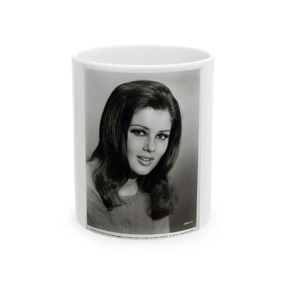 Pamela Tiffin #1481 (Vintage Female Icon) White Coffee Mug-11oz-Go Mug Yourself