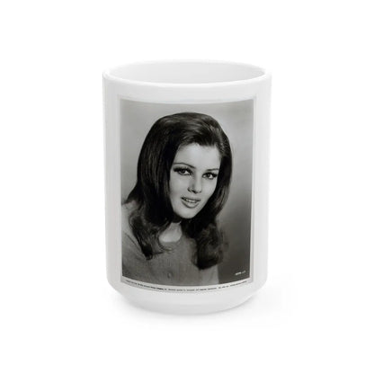 Pamela Tiffin #1481 (Vintage Female Icon) White Coffee Mug-15oz-Go Mug Yourself