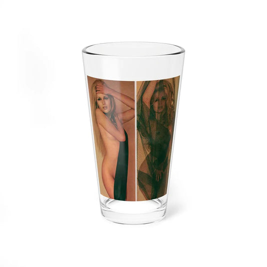 Pamela Tiffin #151 - 2 Playboy Pics (Vintage Female Icon) Pint Glass 16oz-16oz-Go Mug Yourself