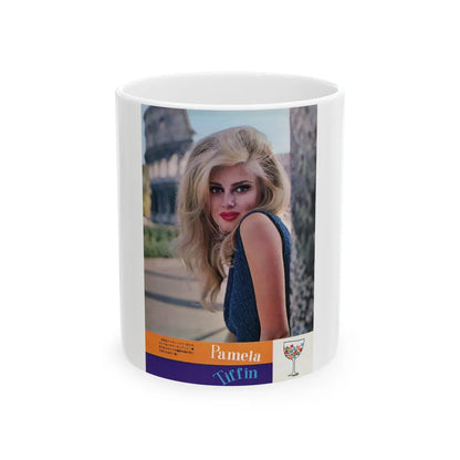 Pamela Tiffin #169 (Vintage Female Icon) White Coffee Mug-11oz-Go Mug Yourself