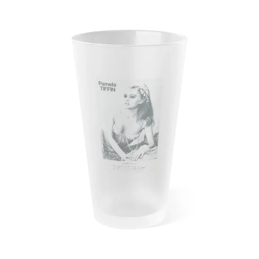 Pamela Tiffin #170 (Vintage Female Icon) Frosted Pint Glass 16oz 16oz Frosted - Go Mug Yourself