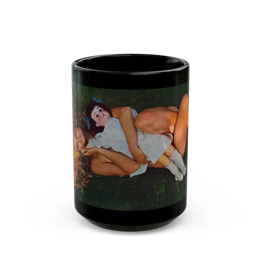 Pamela Tiffin #177 - Playboy February '69 Centerfold Photo (Vintage Female Icon) Black Coffee Mug 15oz - Go Mug Yourself