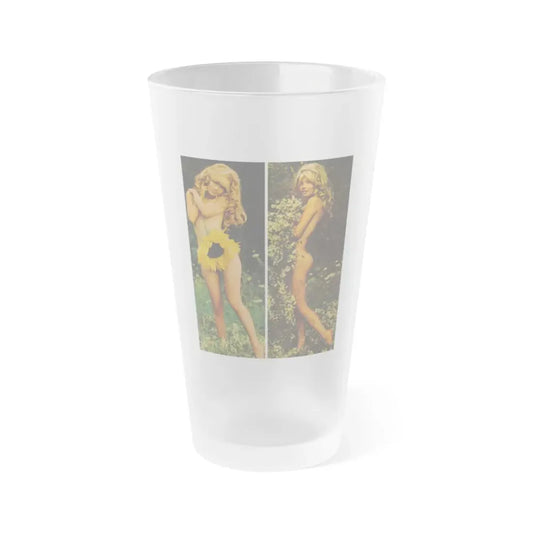 Pamela Tiffin #179 - Playboy February '69 Photo (Vintage Female Icon) Frosted Pint Glass 16oz 16oz Frosted - Go Mug Yourself
