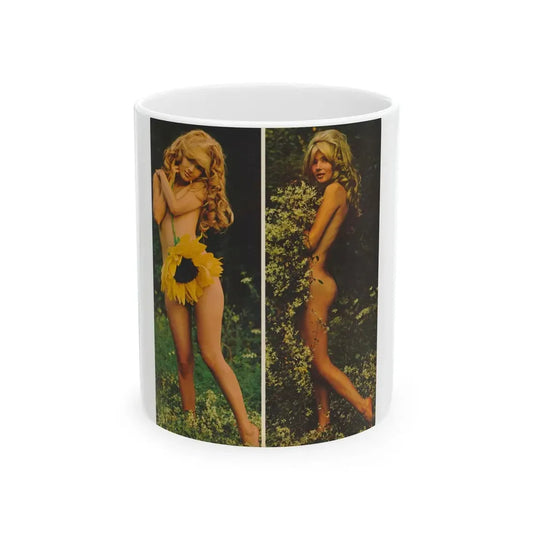 Pamela Tiffin #179 - Playboy February '69 Photo (Vintage Female Icon) White Coffee Mug 11oz - Go Mug Yourself