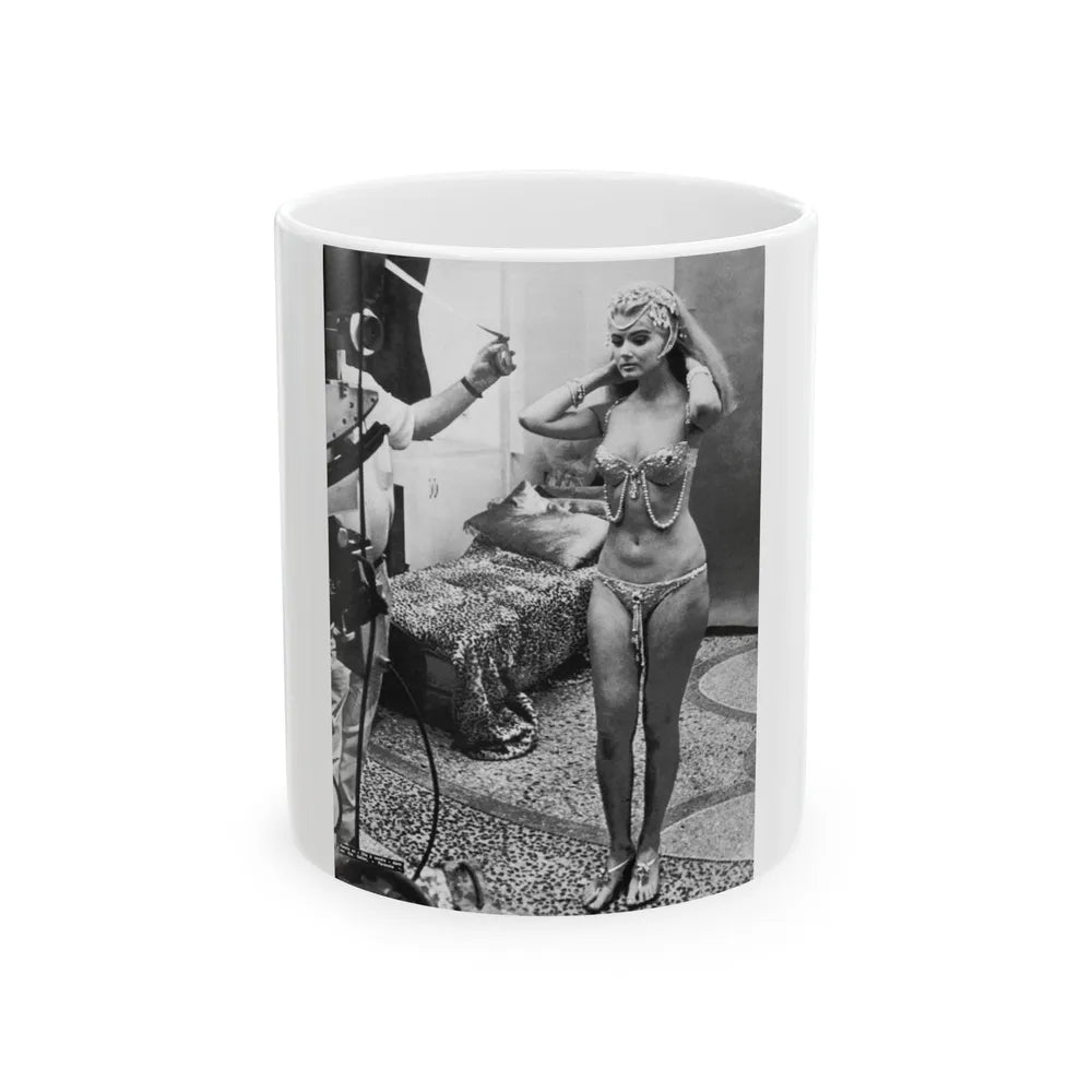 Pamela Tiffin #18 (Vintage Female Icon) White Coffee Mug-11oz-Go Mug Yourself