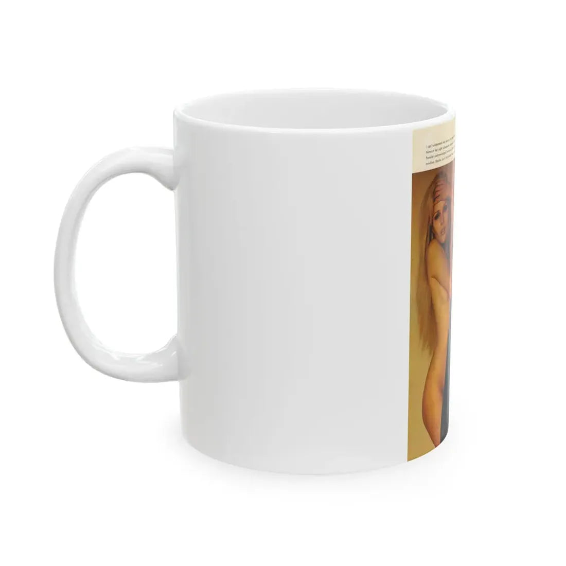 Pamela Tiffin #180 - Playboy February '69 Photo (Vintage Female Icon) White Coffee Mug - Go Mug Yourself
