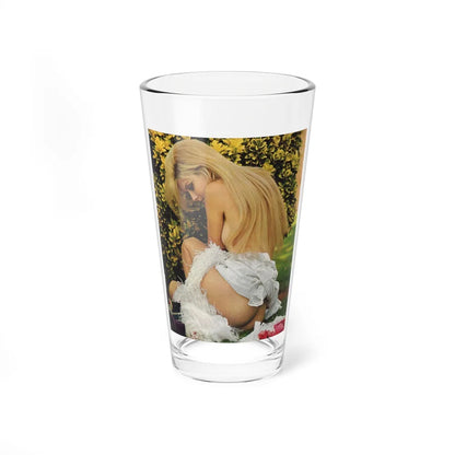 Pamela Tiffin #181 - Playboy February '69 Photo (Vintage Female Icon) Pint Glass 16oz-16oz-Go Mug Yourself