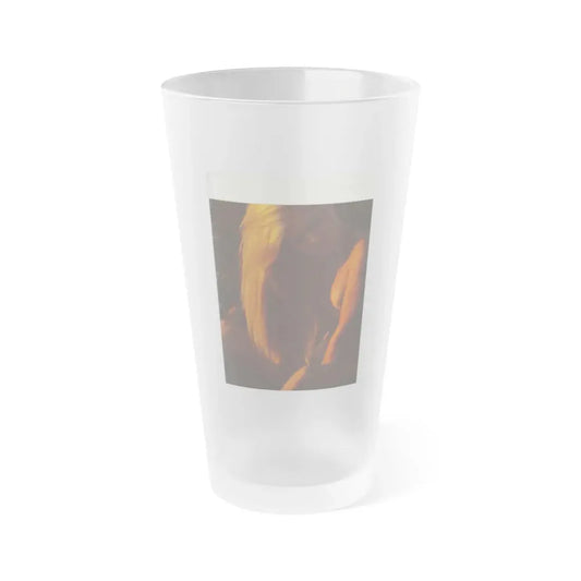 Pamela Tiffin #182 - Playboy February '69 Photo (Vintage Female Icon) Frosted Pint Glass 16oz 16oz Frosted - Go Mug Yourself