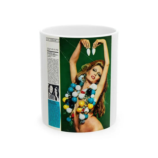 Pamela Tiffin #183 - Mag. Page (Vintage Female Icon) White Coffee Mug 11oz - Go Mug Yourself