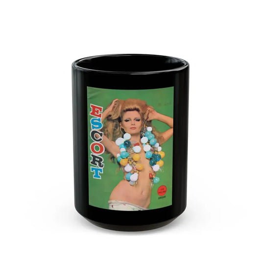 Pamela Tiffin #184 - Mag. Cover (Vintage Female Icon) Black Coffee Mug 15oz - Go Mug Yourself