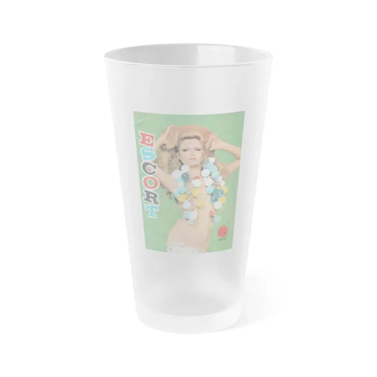 Pamela Tiffin #184 - Mag. Cover (Vintage Female Icon) Frosted Pint Glass 16oz 16oz Frosted - Go Mug Yourself