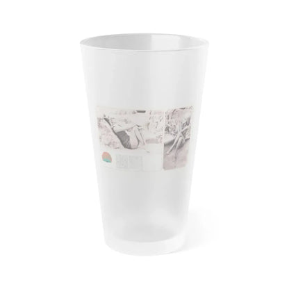 Pamela Tiffin #189 - Mag. Page (Vintage Female Icon) Frosted Pint Glass 16oz 16oz Frosted - Go Mug Yourself