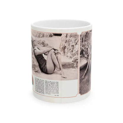 Pamela Tiffin #189 - Mag. Page (Vintage Female Icon) White Coffee Mug 11oz - Go Mug Yourself