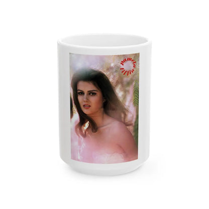 Pamela Tiffin #19 (Vintage Female Icon) White Coffee Mug-15oz-Go Mug Yourself