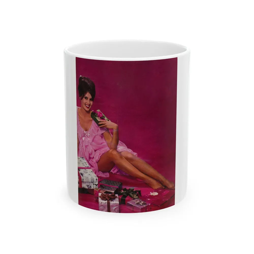 Pamela Tiffin #199 (Vintage Female Icon) White Coffee Mug-11oz-Go Mug Yourself