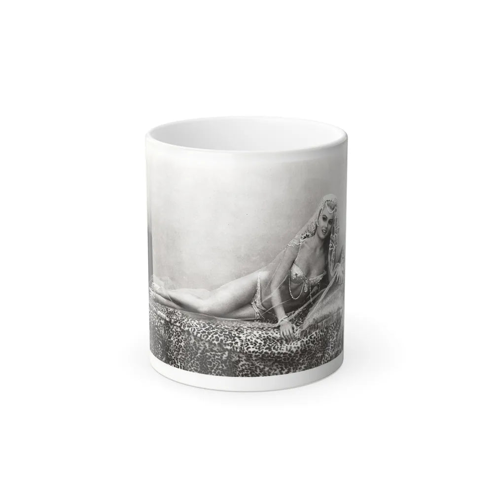 Pamela Tiffin #201 - 8x10 Vintage B&W Full Body Movie Promo Photo from 1965 (Vintage Female Icons) Color Changing Mug 11oz-11oz-Go Mug Yourself