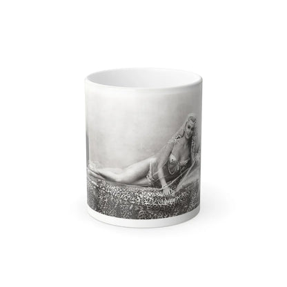 Pamela Tiffin #201 - 8x10 Vintage B&W Full Body Movie Promo Photo from 1965 (Vintage Female Icons) Color Changing Mug 11oz-11oz-Go Mug Yourself