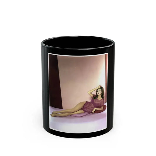 Pamela Tiffin #203 - 8x10 Color Full Body Photo from 1964 (Vintage Female Icon) Black Coffee Mug 11oz - Go Mug Yourself