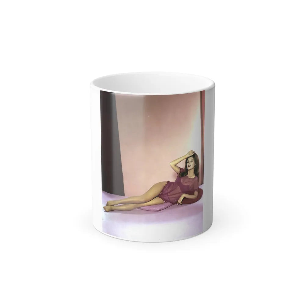 Pamela Tiffin #203 - 8x10 Color Full Body Photo from 1964 (Vintage Female Icons) Color Changing Mug 11oz-11oz-Go Mug Yourself