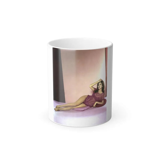 Pamela Tiffin #203 - 8x10 Color Full Body Photo from 1964 (Vintage Female Icons) Color Changing Mug 11oz-11oz-Go Mug Yourself