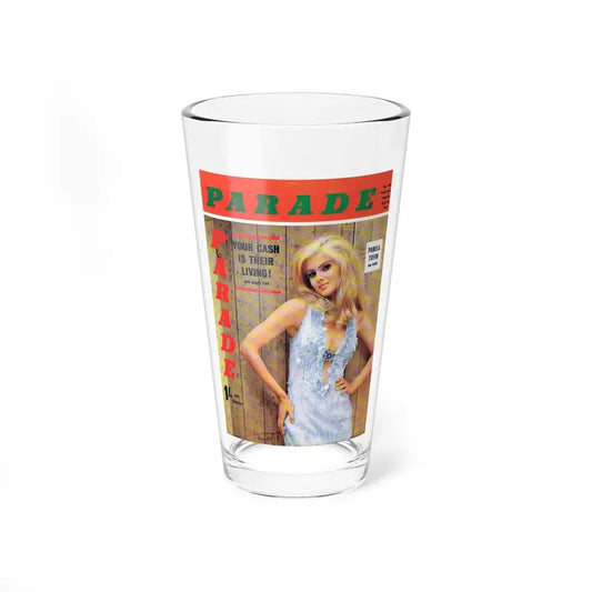 Pamela Tiffin #21 - Mag. Cover (Vintage Female Icon) Pint Glass 16oz 16oz - Go Mug Yourself