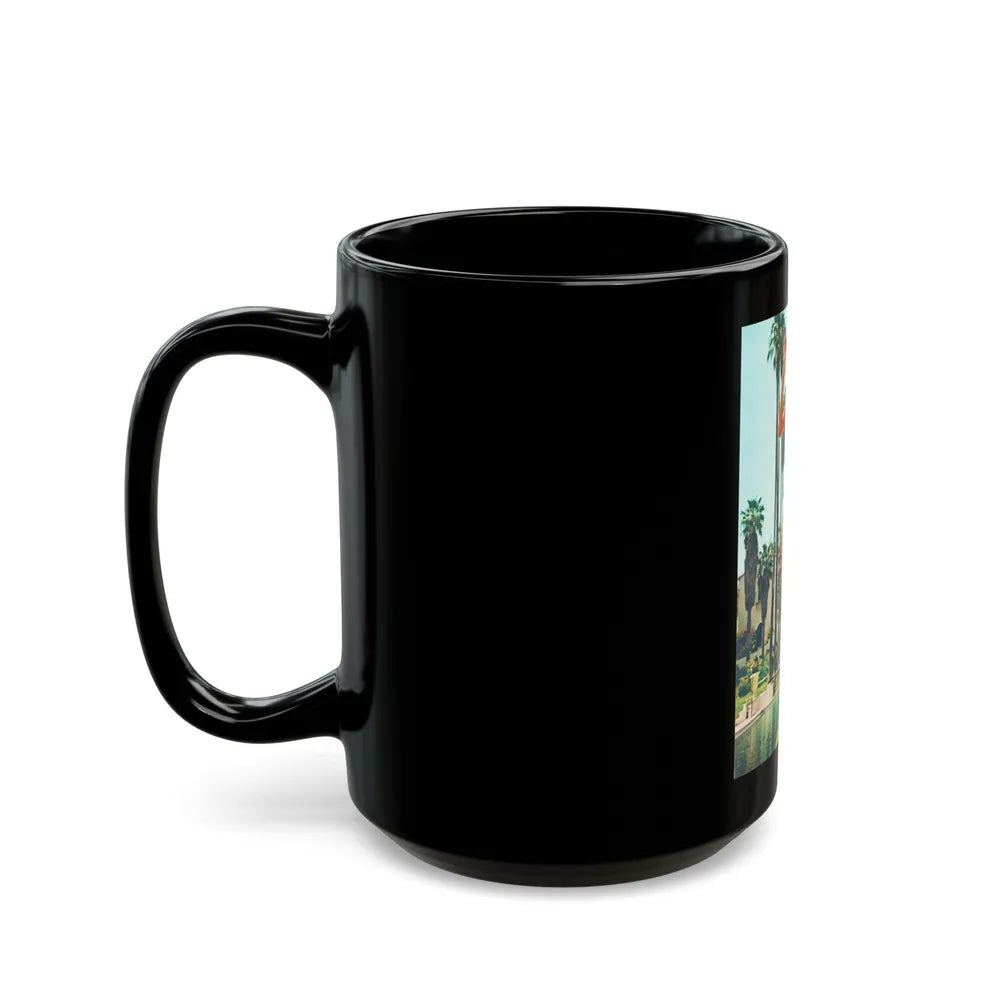 Pamela Tiffin #21 (Vintage Female Icon) Black Coffee Mug-Go Mug Yourself