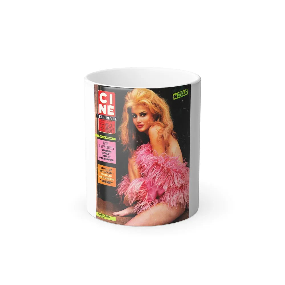 Pamela Tiffin #23 - Mag. Cover (Vintage Female Icons) Color Changing Mug 11oz-11oz-Go Mug Yourself