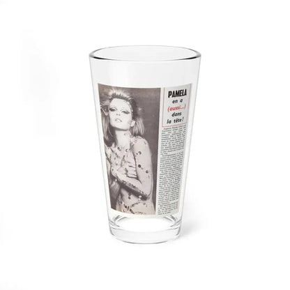 Pamela Tiffin #24 - Mag. Page (Vintage Female Icon) Pint Glass 16oz 16oz - Go Mug Yourself
