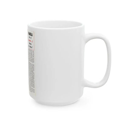 Pamela Tiffin #24 - Mag. Page (Vintage Female Icon) White Coffee Mug - Go Mug Yourself