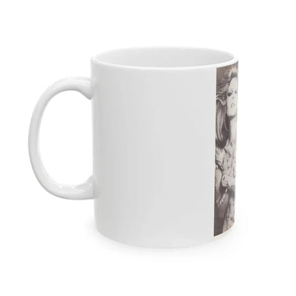 Pamela Tiffin #24 - Mag. Page (Vintage Female Icon) White Coffee Mug - Go Mug Yourself