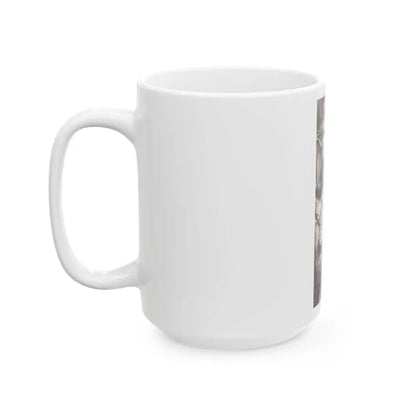 Pamela Tiffin #24 - Mag. Page1 (Vintage Female Icon) White Coffee Mug - Go Mug Yourself