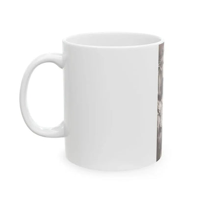 Pamela Tiffin #24 - Mag. Page1 (Vintage Female Icon) White Coffee Mug - Go Mug Yourself