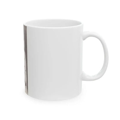 Pamela Tiffin #24 - Mag. Page1 (Vintage Female Icon) White Coffee Mug - Go Mug Yourself