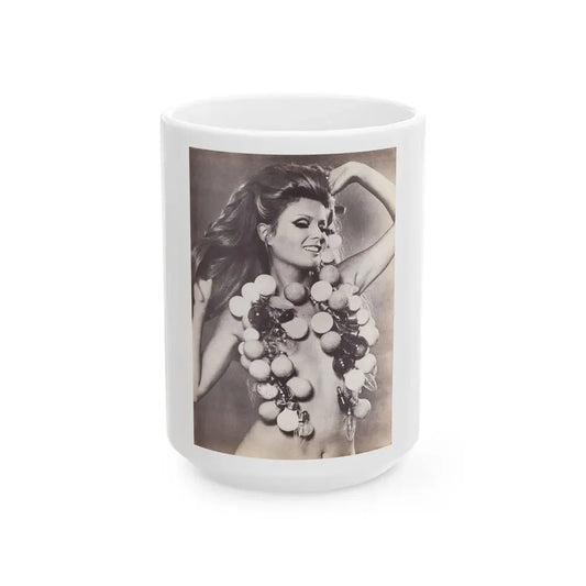 Pamela Tiffin #25 - Mag. Page (Vintage Female Icon) White Coffee Mug 15oz - Go Mug Yourself