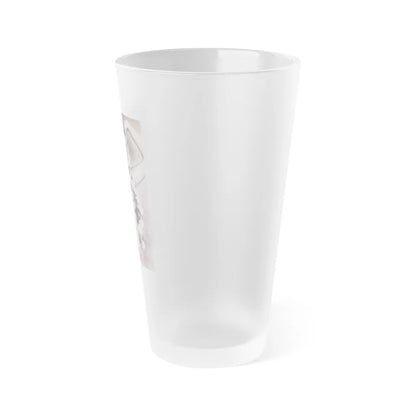 Pamela Tiffin #25 - Mag. Page (Vintage Female Icon) Frosted Pint Glass 16oz-Go Mug Yourself